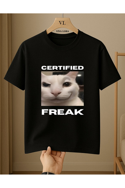 VİVA LORA CERTIFICIRANA FREAK ŠTAMPANA 100% PAMUK T-SHIRT SA OKRUGLIM IZREZOM...