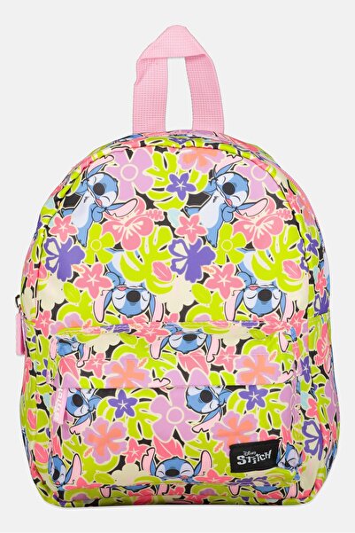 Disney Kids Girl Lilo And Stitch Graphic Print Backpacks, Multicolor