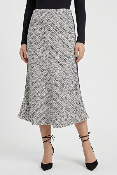 Maje Women Crochet Midi Skirt, Multicolor