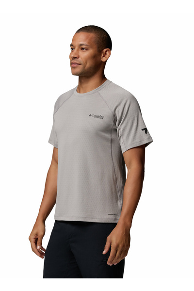 Columbia Driventure Erkek Teknik Kısa Titanium Gri Kollu T-Shirt AO4945 DRIVE...