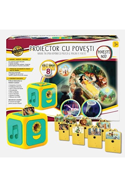 Generic Brand Proiector cu povești în limba română/ 8 discuri/ 8 melodii de l...
