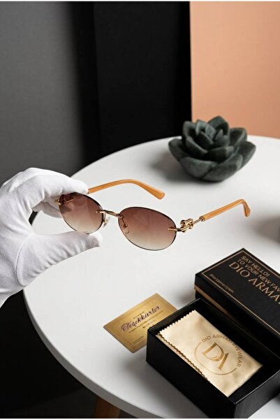Zzla Samtena Uv400 Protection Oval Cutting Glass Women's Sunglasses