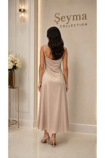 sira butik Saten Elbise