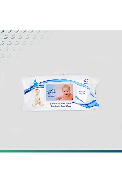 Generic Brand مناديل مبلله للاطفال غير معطره - مبللة بالماء النقي باكيت 120 م...