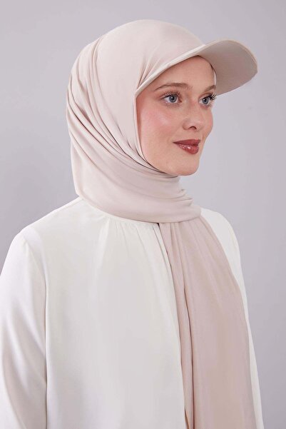 Levidor Light Beige Practical Hat and Shawl