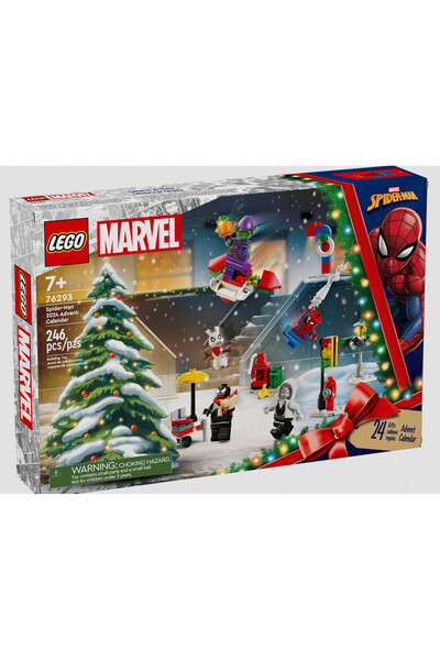 LEGO ®   Σούπερ Ήρωες Marvel: Σπάιντερ-Μαν 2024 Ημερολόγιο Advent (76293) 100...