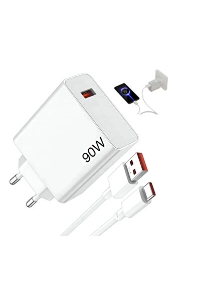 inteknoloji Samsng Redmi Uyumlu 90 Watt Destekli Turbo Hızlı Şarj Aleti Seti ...