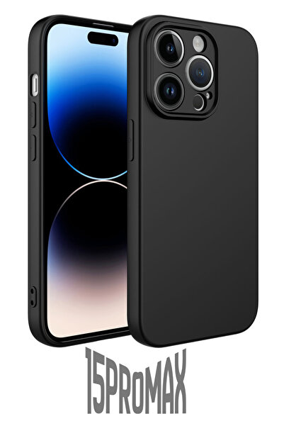 PSGT iPhone 15 pro Max Silikon Kılıf Kamera Korumalı Kapak