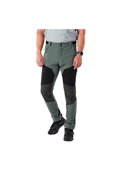 NORTHFINDER Pantaloni trekking bărbați, elastici, impermeabili, fără PFC SILV...