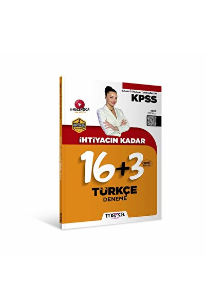 Marka Yayınları 2026 KPSS İhtiyacın Kadar Hale Hoca Türkçe 19 Deneme