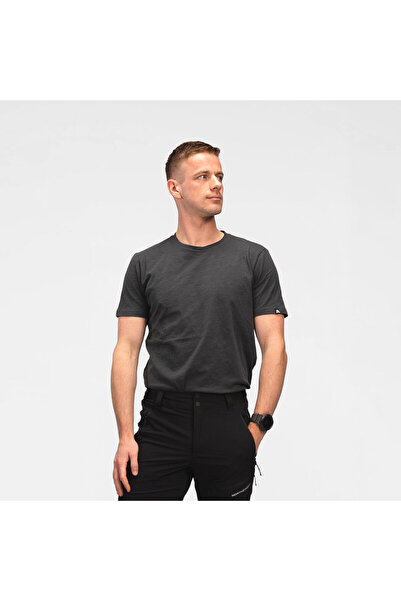 NORTHFINDER Tricou bărbătesc din bumbac organic SALADOVEC, Gri