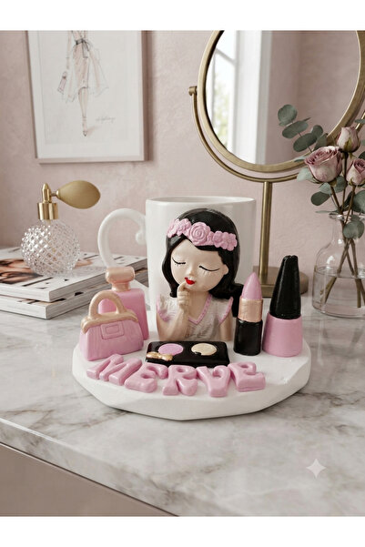 Dekor köşesi El Yapımı Tasarım Kişiye Özel İsimli Fincan Seti- Hediye,Sunum