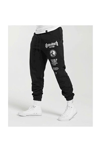 classy moda Unisex Lettering Front Printed 2 Thread Combed Cotton Baggy Trousers