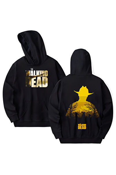 STİL-X The Walking Dead Printed Cotton Long Sleeve Hooded Sweatshirt with 3 Y...