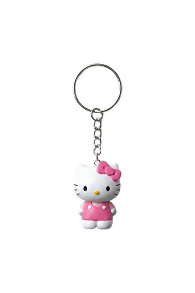 Lento Design 3D Baskı Hello Kitty Figürlü Anahtarlık - Sevimli Çanta ve Anaht...
