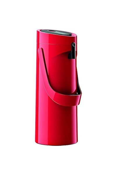 emsa Ponza thermal carafe, 1.9 liters, stainless steel, red, 17x16.5x39cm