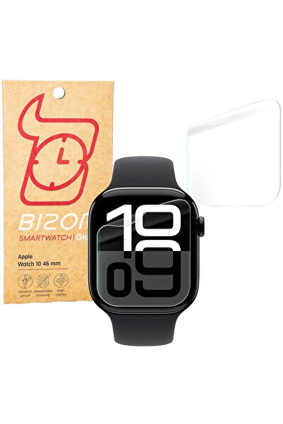 BizonMobile Protecții de ecran Bizon Hydrogel, pachet de 2, pentru Apple Watc...