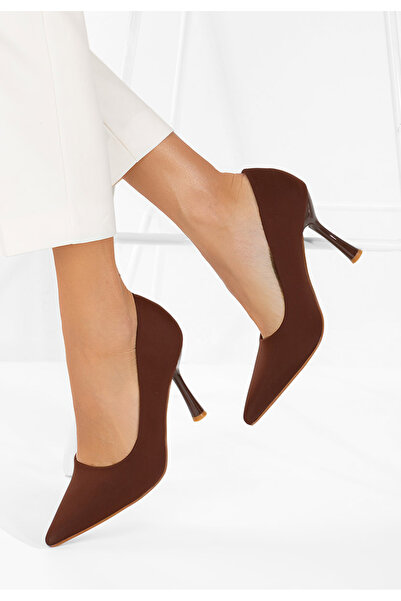 B T Shoes Anuria brown stiletto Heeled Shoes