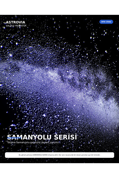 velora shıeld ASTROVIA Galaksi Projektörü Yıldızlı Gökyüzü Gece Lambası USB 3...