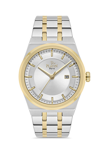 Platin Pierre Hds-1295Ga-D1 Steel Cord Men's Wristwatch
