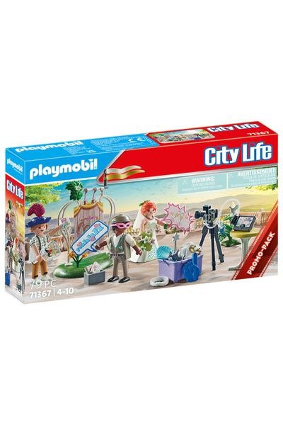 Playmobil Φωτογραφικός Θάλαμος Γάμου  "Ζωή στην Πόλη " για παιδιά 4-10 ετών 7...