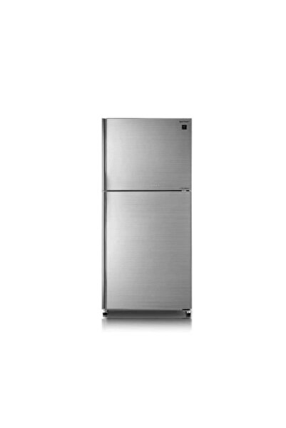 Sharp ثلاجة ببابين سعة 494 لتر - إنفرتر - فضي - SJ-GV69G-SL