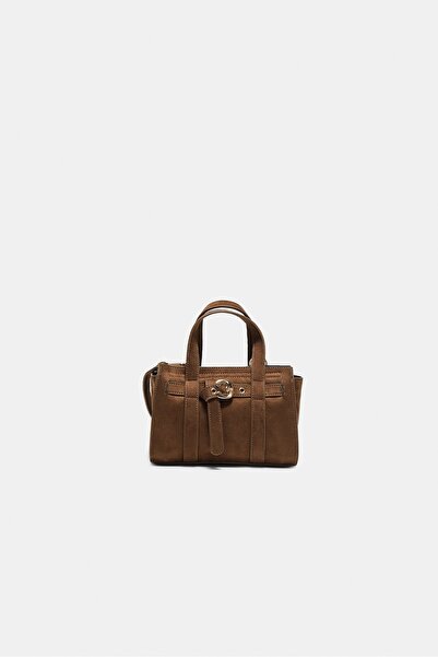 Stradivarius Tokalı mini tote çanta