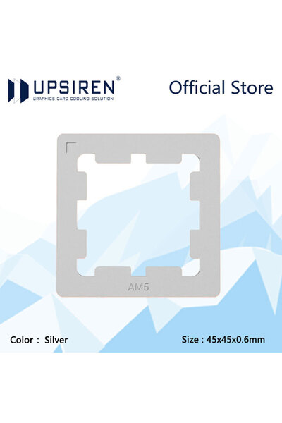 Choice1 لاصقة حرارية واقية فضية اللون من UPSIREN لمعالجات AMD AM5، معجون حرار...