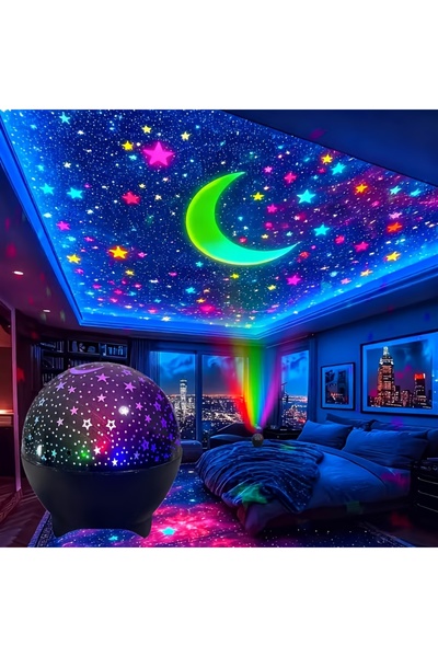 Choice LED Night Light LED Night Light Starry Sky Moon Projector Light Auto C...