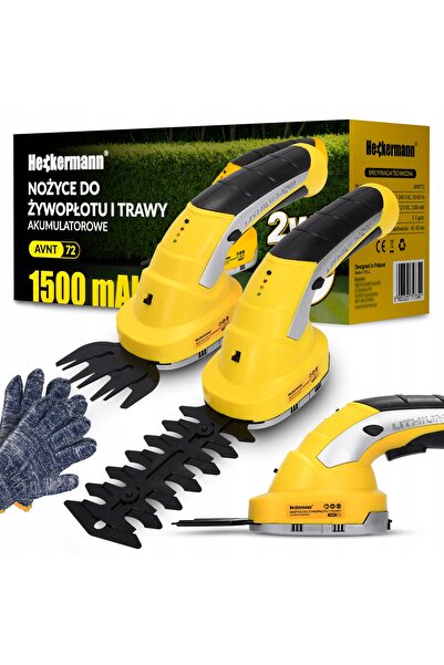 Heckermann Motocoasă reîncărcabilă pentru tuns iarbă și buruieni 1500mAh 7.2V