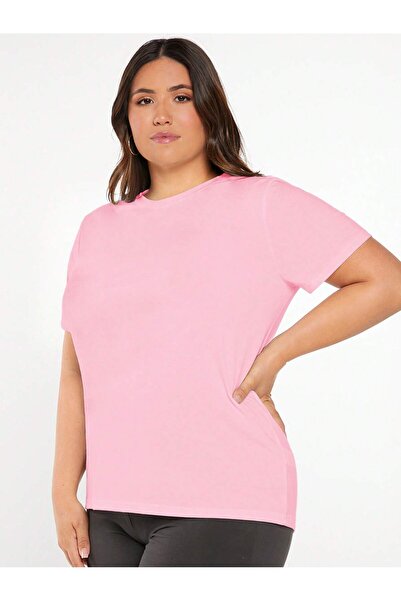 Mügerella EST.2026 Plus Size 100% Cotton Oversize Fit Basic T-Shirt / T-Shirt