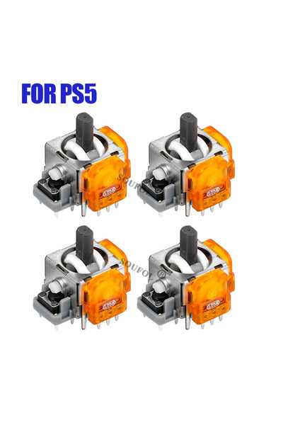 choice2 For PS5 4PCS Replacement TMR Effect Joystick 3D Analog Stick for PS5 ...