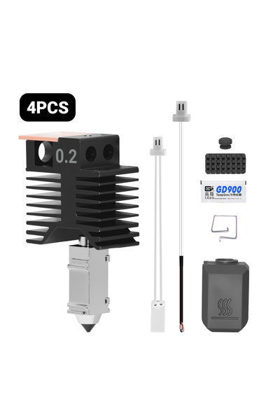 choice2 4PCS 0.2MM Upgraded Hotend For Snapmaker U1 0.2/0.4/0.6/0.8mm Full As...