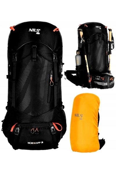 NILS CAMP Nils Nc1992 Rucsac Turistic Negru Nordkapp 65L