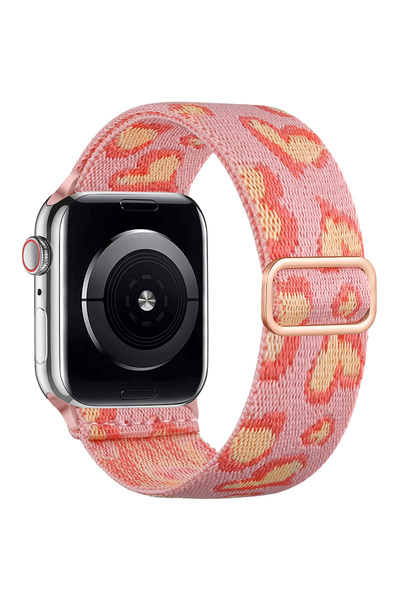 Choice3 38mm 40mm 41mm love powder 3 Pack Nylon Solo Loop Band for Apple Watc...
