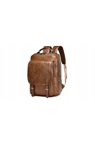 Baltan Rucsac Clasic 15,6 " Maro din Piele Ecologică Urban pentru Laptop