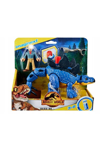 Mattel Interactive Imaginext Jurassic World Dominion Dinozaur Stegosaurus și ...