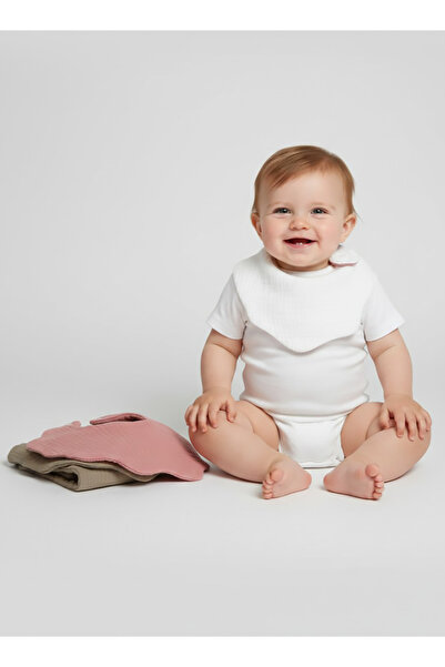 Babyqlo Breathable Mesh Cloth Baby Bib Set of 3