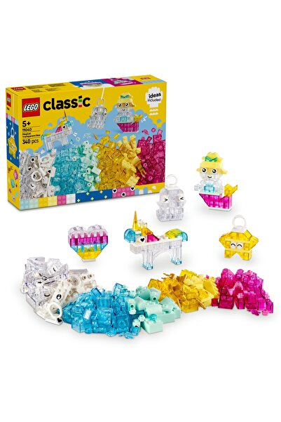 LegoPazar Lego Classic 11040 Set magic de cărămizi transparente