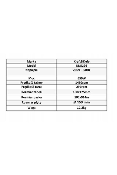 Kraft&dele 650W 230V KD5296 FIERĂNTEA CU BANDĂ PENTRU LUCRAREA LEMNULUI