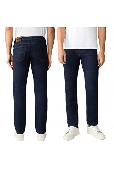 NO BRAND Blugi bărbați, croială dreaptă, stil texan, albastru marin 668135 39/32
