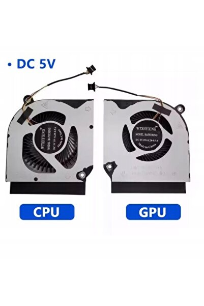 NO BRAND Ventilator CPU 5V pentru Acer Nitro 5 An517-41 An517-52 An517-55 N22...
