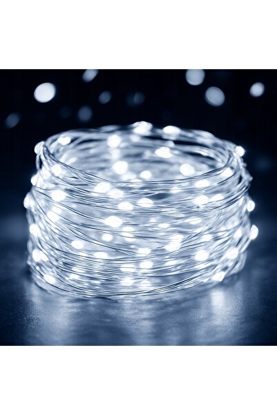 NO BRAND Lumini pe fir Micro LED 500 50m Alb Rece cu Telecomandă 8 Funcții IP44