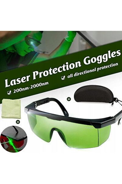 NO BRAND Ochelari de protecție laser verzi, reglabili, pentru tratament de în...