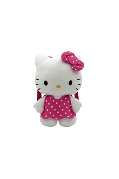 NO BRAND Rucsac Hello Kitty, Rucsac de pluș Kotek în rochie roz
