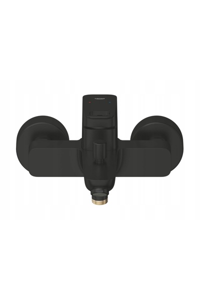 NO BRAND Grohe Clova Puls Baterie de cadă Negru Mat Alamă cu 2 orificii