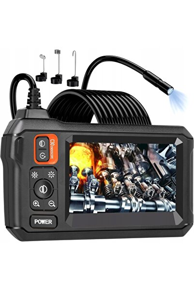 NO BRAND 5m 8 LED-uri 2X Full HD LCD 5.5mm Cameră de inspecție endoscop cu do...