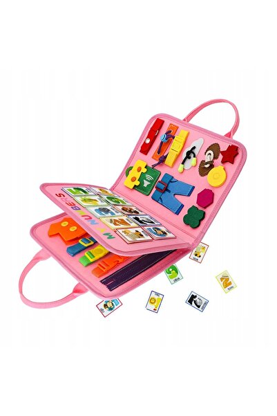 NO BRAND Cartea senzorială de manipulare Montessori – Tablă educativă, jucărie