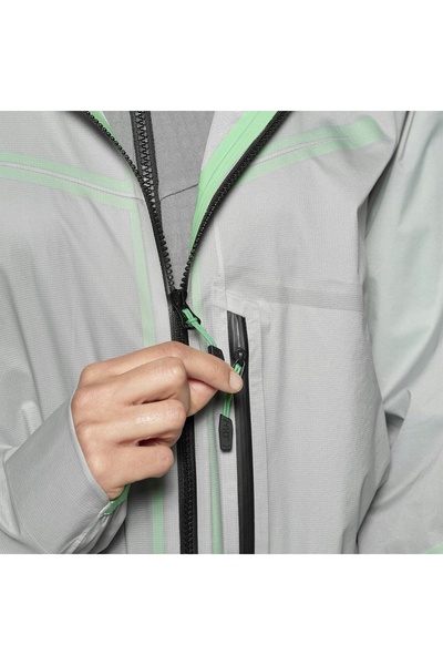NO BRAND Jachetă de trekking Salewa pentru femei Nxt Ptx 3L, gri, mărimea 38_m