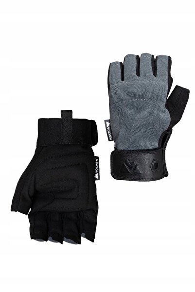 NO BRAND Mănuși de protecție Volven Ferrata Half Finger II, gri, XS